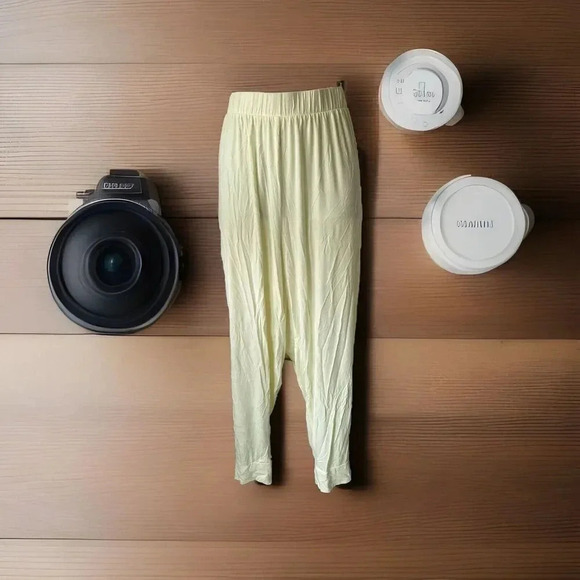 Old Navy Joggers Womens M Modal Blend Softest Pants Casual Light Green Pull On - Picture 1 of 6